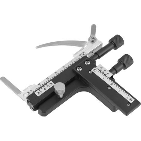 Plateau mécanique amovible XY avec vernier gradué pour microscope de précision (1/5)