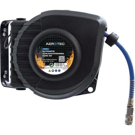 Druckluftschlauchtrommel Aero 8 Autom.ID 9,5mm AD 13,5mm L.8m AEROTEC (1/3)