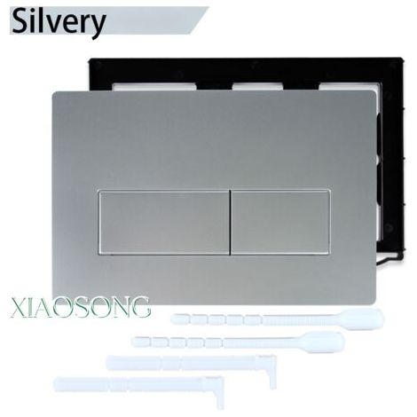 Argent mat-Panneau de remplacement pour réservoir encastré Geberit Sigma 115.770, accessoires pour réservoir de salle de bain UP300 UP320 - Non Original-