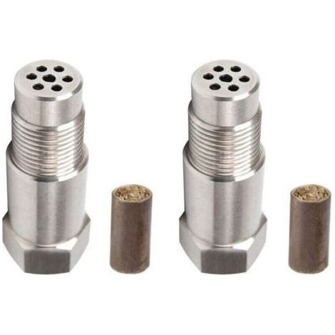 Compatible avec les capteurs d'oxygène BARKBUSTERS (lot de 2), adaptateur d'extincteur avec témoin lumineux de défaut de capteur d'oxygène automobile M18X1.5 (1/4)