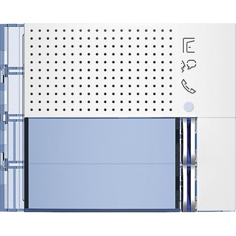 Façade Sfera New pour module électronique audio 2 appels Allwhite BTICINO 351122 (1/2)