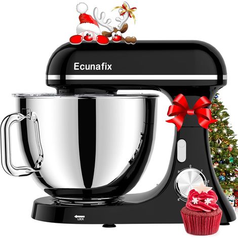 Robot Patissier 2000 W 8 L Multifunction Mixer Mixer with Kneader Hook, Beater, Wire Whisk, Lid, 6+P Speeds (1/5)
