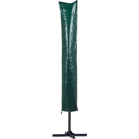 Housse de Parasol, Housse de Protection pour Parasol de Jardin, Anti-UV, Anti-Vent, Étanche, Tissu Oxford 600D Parasol Couverture de Parasol - 153 x 30 x 30 cm (Vert) (1/5)