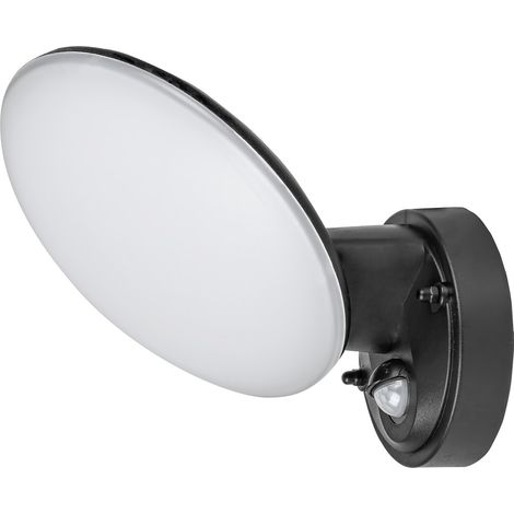 Applique esterna moderna con sensore LED 12W nera Varna (1/5)