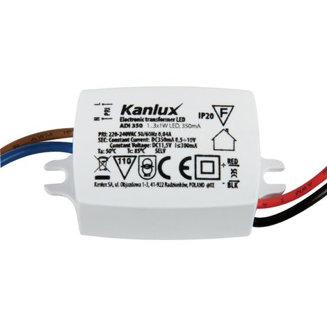 ALIMENTATORE CC ADI 350 1X3W - KANLUX