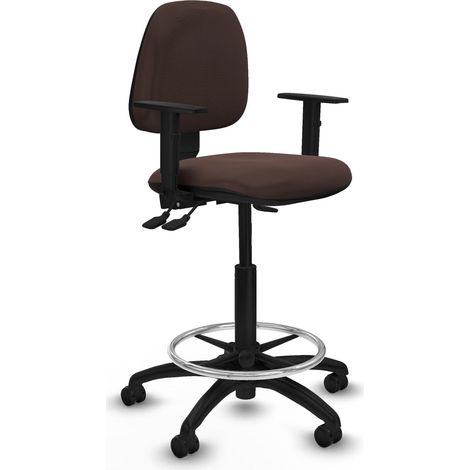 Taburete de oficina piqueras y crespo Isso respaldo ajustable reposabrazos (1/2)