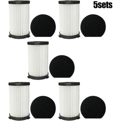 Lot de 5 filtres et éponges pour balai électrique Ariete Handyforce 2761 2759, aspirateur robot, outil de nettoyage domestique (1/2)