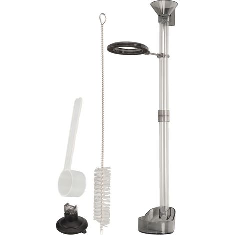 Accessoire pour Aquarium - Tube de Distribution de Nourriture avec Bol en Plastique Multifonction pour Poissons et Crevettes