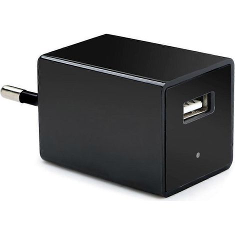 Adaptateur secteur mural pour caméra cachée sans fil Sq22 (prise européenne) - Compatible avec les systèmes de sécurité domestique