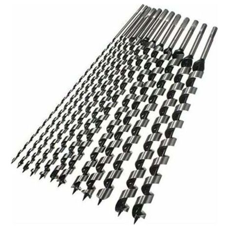 Foret tarière 460mm pour bois – Acier haute teneur en carbone – Point brad point – Perçage rapide et lisse – 6-28mm pour perceuse (1/4)