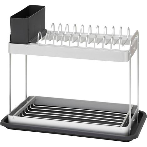 Sehr schmales Geschirrabtropfgestell, 2-stufig, 42 x 23,2 x 35 cm (1/4)