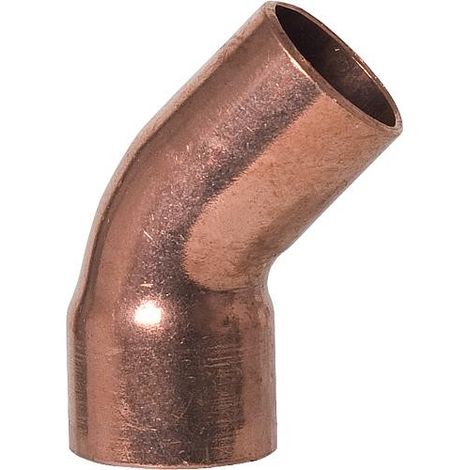 Raccord a souder en cuivre 5040 coude 45°, 15 mm PL2067 fe/male WG905