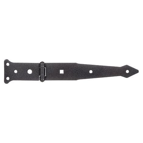Penture droite DURAVIS® 202/77 x 48 mm, matériau : Acier, bleu zingué, surface : noir-diamant