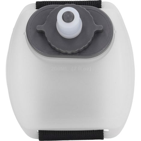 200ml Gourde Portative Poignet Randonnée Sport Extérieur Transparente Blanc Main Libre (1/5)