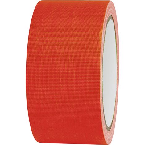TOOLCRAFT 80FL5025OC 80FL5025OC Gewebeklebeband 80FL5025OC Neonorange (L x B) 25 m x 50 mm 1 St. (1/2)