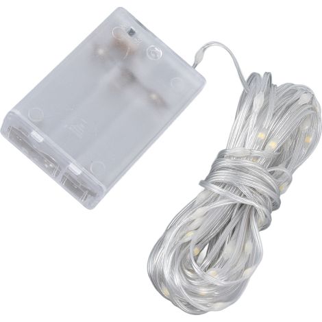 Guirlande lumineuse étanche de 10 mètres pour décorations de fêtes et d'extérieur, guirlande LED, rideau lumineux (1/5)