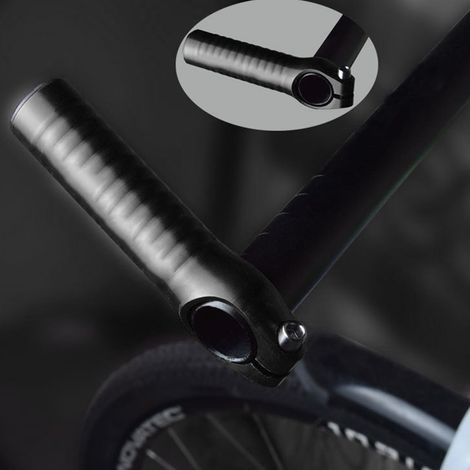 1 Paire de Bouchons de Guidon en Alliage d'Aluminium 7075 pour VTT et Vélo de Route, Noir (1/5)
