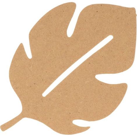 Feuille de palmier en bois MDF 15 cm (1/4)