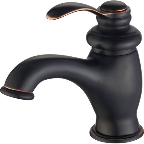 Essebagno Mitigeur lavabo rétro Cambridge noir vieilli