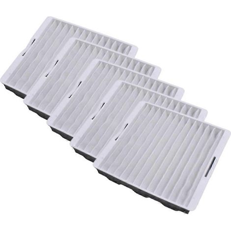 Lot de 5 filtres à poussière pour aspirateurs Samsung DJ63-00539A SC41E0 SC4170 SC4180 SC4190 SC5240 SC5250 SC5280 SC5630 SC5670
