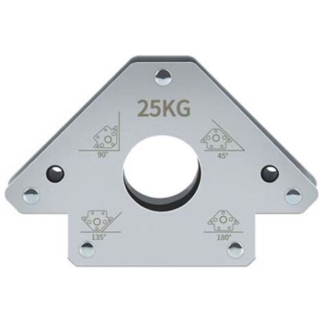 Outils auxiliaires de soudage électrique 25 kg, porte-outil de positionnement magnétique, fixateur multi-angle à angle oblique droit pour support de montage de tuyaux 45 ° 90 ° 135 ° 180 ° (1/5)