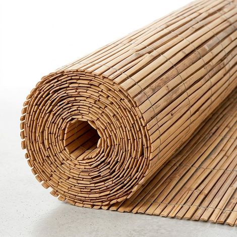 Canniccio Arella In Bamboo Spaccato Per Staccionata Rustica Schermatura Solare Copertura Pergolato Gazebo Design Etnico Con Borsa In Polietilene Melbourne 2 X 3 Metri
