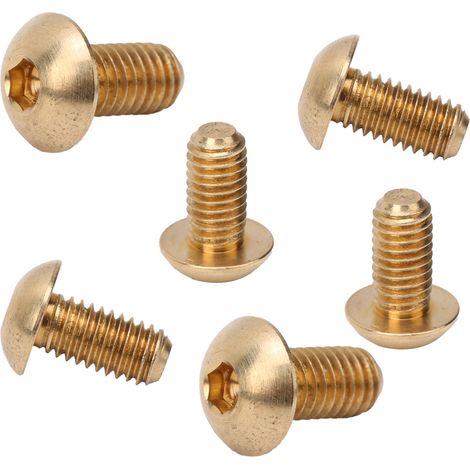 50 vis à douille hexagonale en cuivre M5 x 10 mm, boulonnerie et quincaillerie industrielle