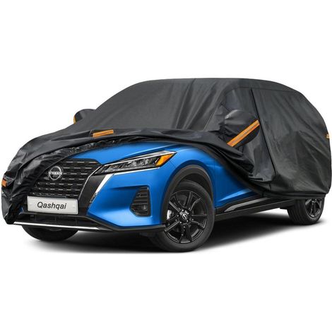 Wasserdichte Autoplane für Nissan Qashqai (2017-2025) mit Reflektoren (1/5)