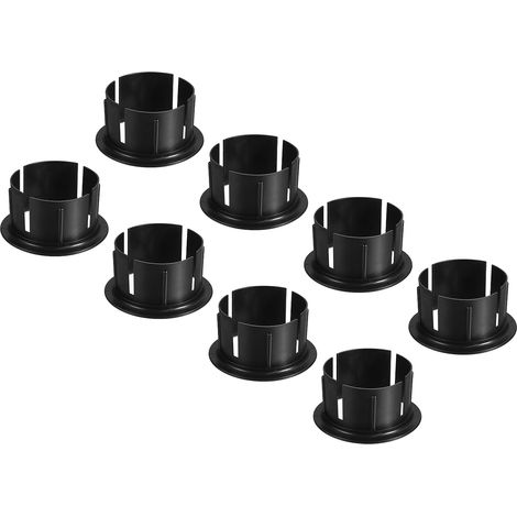 8Pcs 3 Inch Poignée À Film Rétractable Pour 76mm Core Noir (1/5)