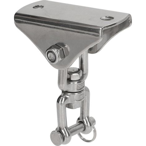 Disque de suspension silencieux en acier inoxydable 304, accessoire de yoga et de pilates avec crochet de fixation pivotant pour panier de balancelle (1/5)