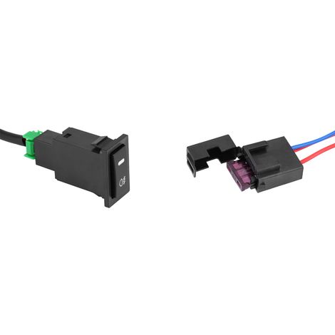 Kabelsatz mit Relais und Sicherung für universelle 12V-LED-Nebelscheinwerfer – Ein-/Ausschalter