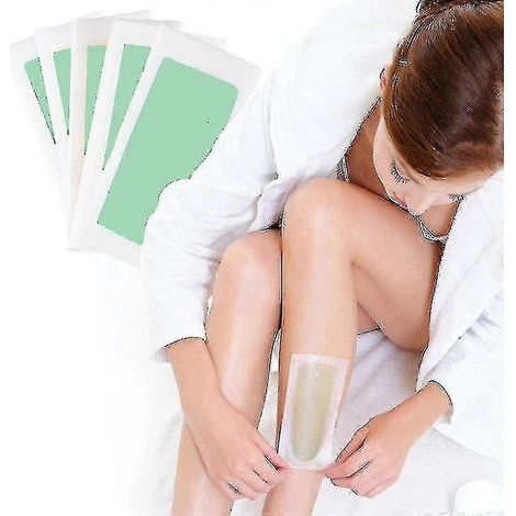30 bandes de cire pour l'épilation des bras, des jambes, des aisselles, des sourcils et du maillot. Bandes de cire en papier non tissé. (1/5)