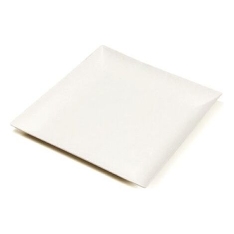 Assiette jetable Komodo 18x18 cm en cellulose - 50 pièces - Ecobioshopping (1/2)