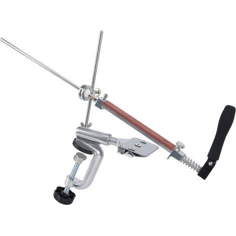 Kit de pierre à aiguiser professionnel pour couteaux en acier inoxydable, système d'affûtage durable pour usage domestique (1/5)