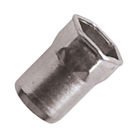 200 écrous à sertir semi-hexagonal inox A2 TR, D. M 6 x 16 mm - HNR0630 - Scell-it (1/4)