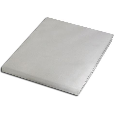 Spannbettlaken aus Baumwolle, 160 x 200 cm, Satin, 100 % Baumwolle, weiß