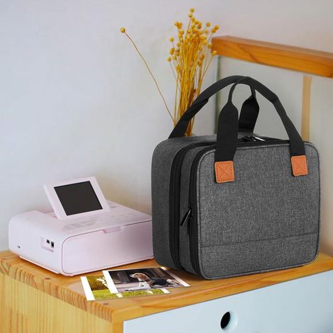Sac de transport pour imprimante photo SELPHY CP1500/CP1300/CP1200 en polyester avec poches et séparation amovible (1/5)