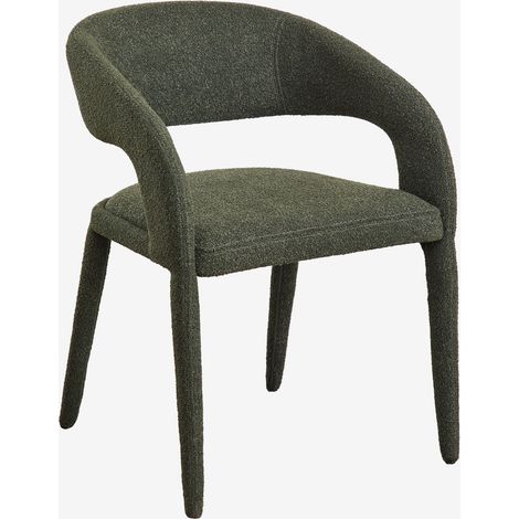 Pack de 4 sillas de comedor con reposabrazos tapizadas Arazeina SKLUM