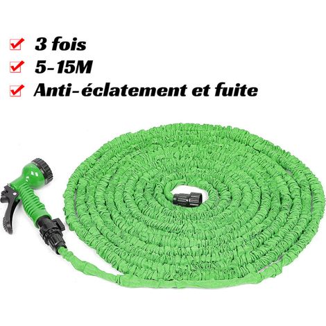 Tuyau D'Arrosage - Extensible 5 M À 15 M - Pour Jardin Lavage Voiture Animaux - 1 Pièce (1/5)