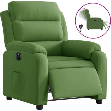 Maison Exclusive - Relaxsessel Elektrisch Hellgrün Samt (1/5)
