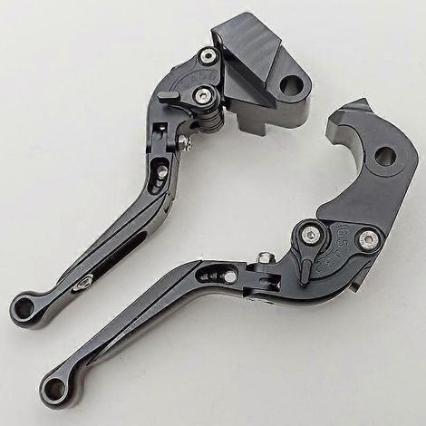 Convient aux Kawasaki Z1000SX 17-19 ans, levier de frein, d'embrayage et de réglage du klaxon modifiés, poignée en alliage (entièrement noire).