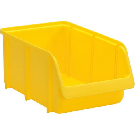 Caja almacenamiento apilable polipropileno amarillo de 7 L'205 x 335 x 155 mm Linbin n潞 4 H眉nersdorff H脺NERSDORFF WE6742 (1/2)