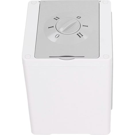 Refroidisseur d'air par évaporation portable, climatiseur d'espace, humidificateur, ventilateur de bureau USB blanc (1/5)