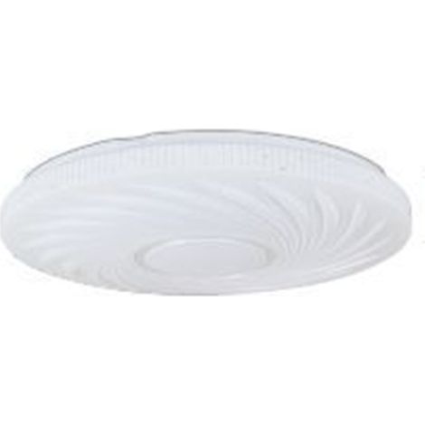 TrAdE Shop Traesio - Plafoniera Led Lampada Da Soffitto Vortice 60 Watt Luce Fredda 6500k Bianco 07656 - (1/3)