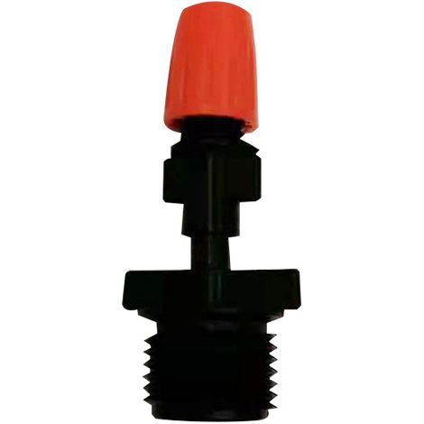 20 Buses d'Arrosage Réglables et Étanches avec Raccord Fileté Mâle 4/8mm, Kit d'Irrigation de Jardin pour Arrosage, Refroidissement et Dépoussiérage de Cour et Toiture