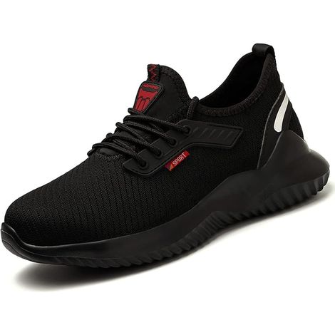 Stahlkappen-Sneaker für Männer und Frauen, atmungsaktiv und leicht, Sicherheitskonstruktion, Arbeitsschuhe, 26,5 cm, 265 (1/5)