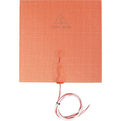 Tapis chauffant en silicone 280x280mm 600W 220V, résistant aux hautes températures, avec surface adhésive pour lit chaud (1/5)