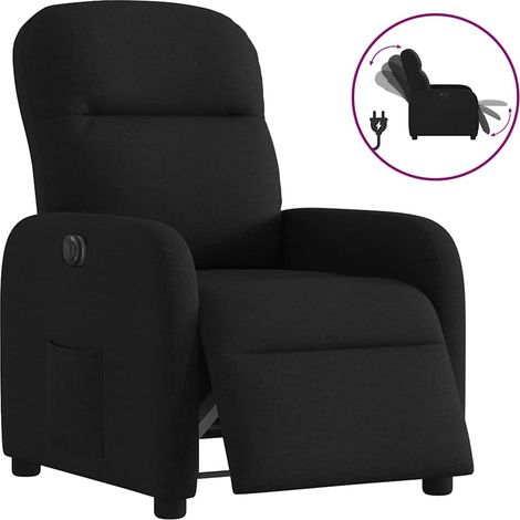 Relaxsessel Elektrisch Schwarz Stoff