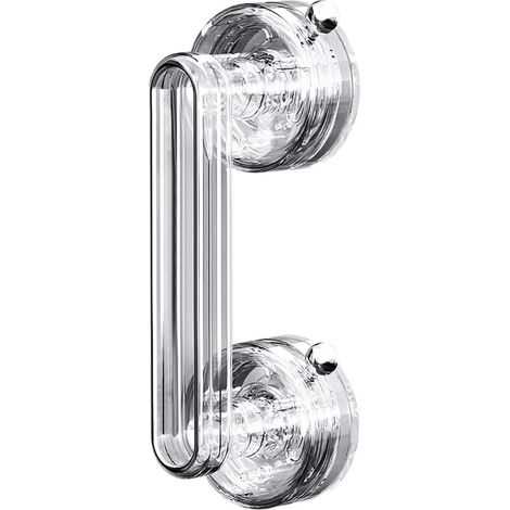 Asa de soporte: con ventosa potente, no requiere taladrar, desmontable. Apta para puertas de cristal, ventanas y frigoríficos. (1/5)