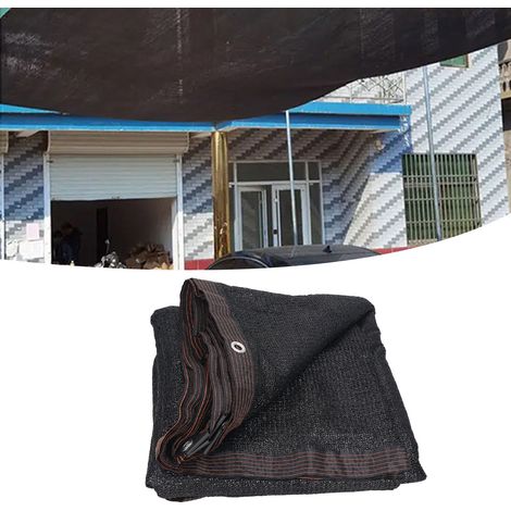 Vela de sombra impermeable y transpirable de HDPE de 3x4 m para jardín, garaje y huerto. (1/5)